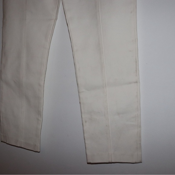 Tory Burch | Cream Straight Leg Dress Pants Size 12 - Picture 14 of 15